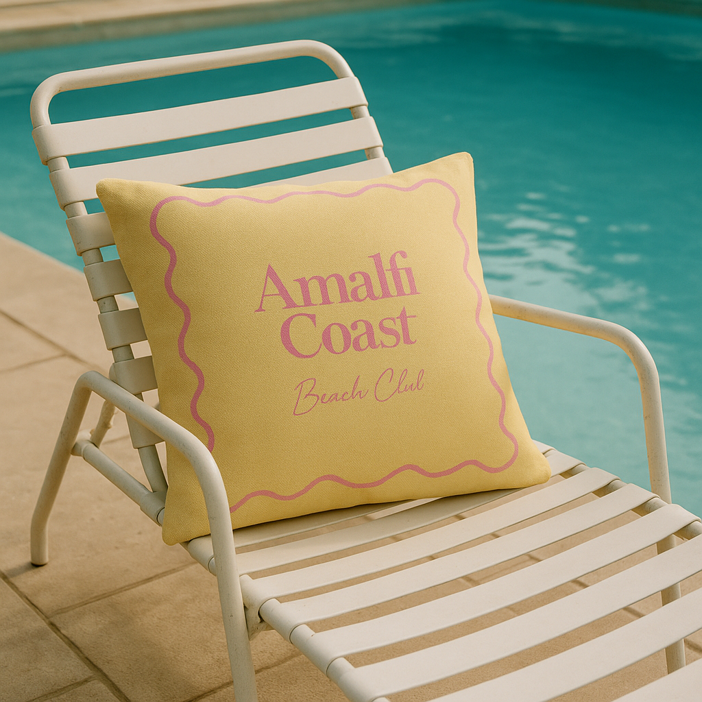Amalfi Coast Beach Club Outdoor Cushion