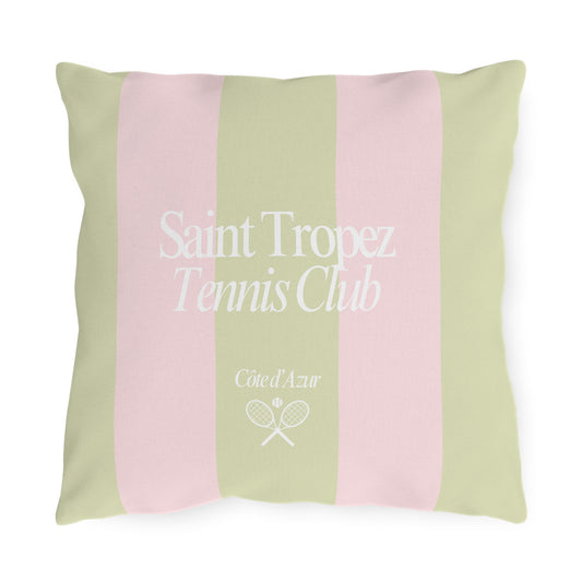 Saint Tropez Tennis Club Outdoor Cushion