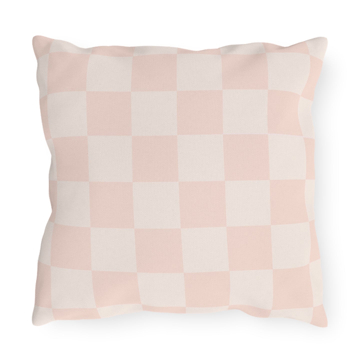 Limoncello and Checks Outdoor Cushion
